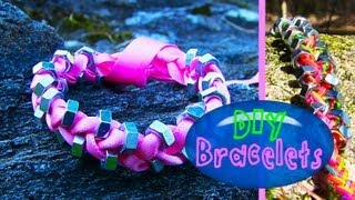 DIY String amp Ribbon Bracelet with Beads How to Make Bracelets for Beginners  Easy amp Simple [upl. by Kronfeld831]