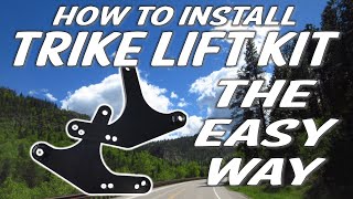 How to Install a Convertible Comfort Lift™ Kit on a HarleyDavidson Trike [upl. by Olenolin]