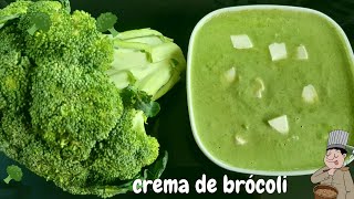 Receta de crema de brócoli recetas de cocina fácil y rápido [upl. by Ingram141]