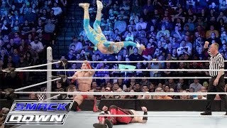 Neville amp The Lucha Dragons vs Stardust amp The Ascension SmackDown February 11 2016 [upl. by Ardnalak]