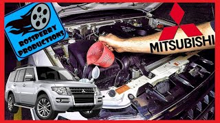 Mitsubishi Pajero Front amp Rear Windscreen Washer Fluid Reservoir Locations Shogun Montero [upl. by Hartman390]