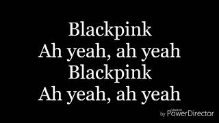 Ddudu dduduenglish lyricsblackpink [upl. by Eiggep220]