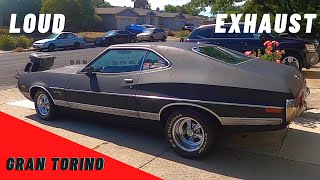 Gran Torino Cold Start  Very LOUD  Ford 460 Big Block [upl. by Nayra]