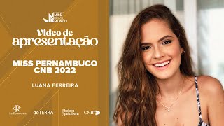 Miss Brasil Mundo 2022  Vídeo de Apresentação  Miss Pernambuco CNB [upl. by Ariamoy]