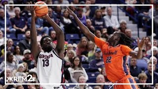 Graham Ikes double double lifts 13 Gonzaga over Bucknell [upl. by Oirobil]