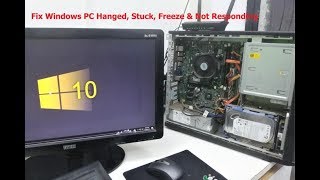 How to Fix Windows PC Hanged Stuck Freeze amp Not Responding [upl. by Inaliak239]