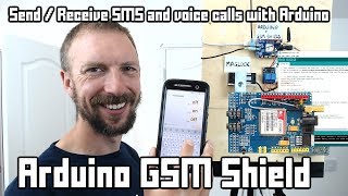 Arduino GSM Shield Tutorial [upl. by Aihsyak]