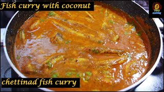 chettinad fish curryfish curry fish curry with coconut milk meen kulambu kerala fish curry [upl. by Kezer467]