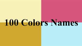 Colours name in English Part 1  all paint Color name list  palette names [upl. by Urion]