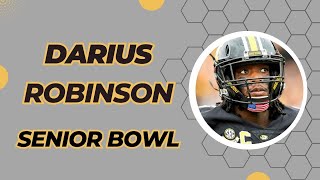 Missouri DL Darius Robinson Senior Bowl Highlights [upl. by Hakilam]