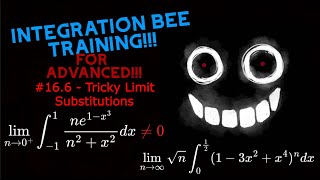 Integration Bee Training for Advanced 166  Tricky Limit Substitutions [upl. by Annodam]