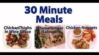 Kidney Friendly Cooking Videos  30 Minute Meals [upl. by Nuawad]