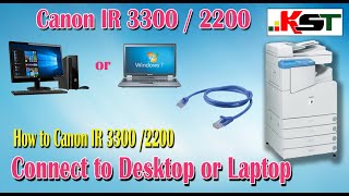 How to Canon 3300 Connect to PC or Laptop [upl. by Crispas]