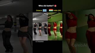 Trending India vs Greece 😮 Who won  4k chrissipatakas kehlani afterhours [upl. by Henebry]