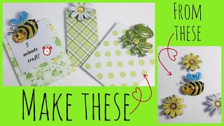 DIY cute mini clipboards EASYTOMAKE with custom DIY clips 5 MINUTE CRAFT FAIR CRAFT [upl. by Erdnaed709]