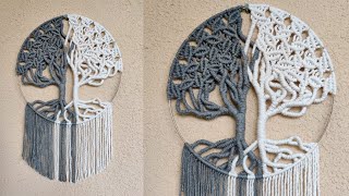 3Color Tree of Life DIY Macramé Wall Hanging [upl. by Francesco642]