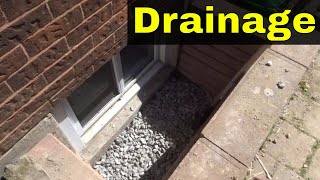 How To Add Drainage To A Window WellPreventing Leaks [upl. by Winifield203]