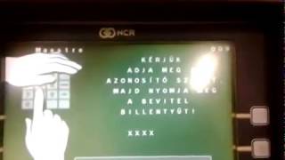 Készpénz felvétele bankautomatából ATM [upl. by Binky]