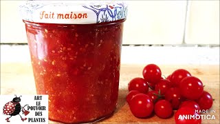 Cuisine Recette facile et rapide Confiture de tomates cerises bio du jardin [upl. by Karina11]