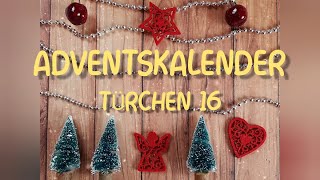 🎄 Adventskalender 🎄  🕯 Türchen 16 🕯  Weihnachtskarte mit Engelsflügeln  oder TaufeKommunion [upl. by Thamora]