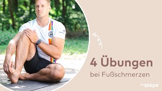 4 Übungen gegen Fußschmerzen [upl. by Atinid]