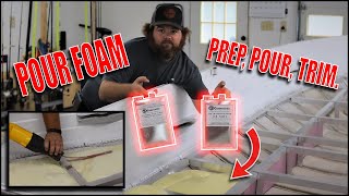 Adding Pour Foam to your Boat Start to Finish Tiffany Build [upl. by Yerac574]