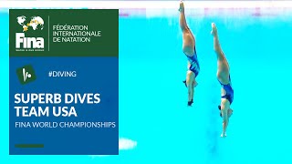 Team USA  Outstanding Womens Dives  10m Synchro [upl. by Butterworth]