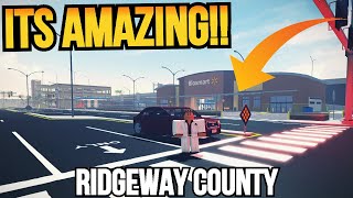 This NEW Roleplay Game is AMAZING Ridgeway County Roblox [upl. by Annodal]