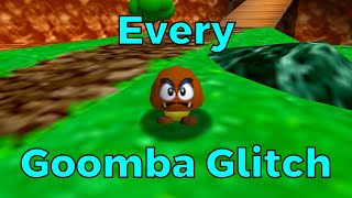 Every Goomba Glitch in Super Mario 64 [upl. by Maurine530]