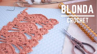 Blonda o Adorno en crochet [upl. by Anoik]