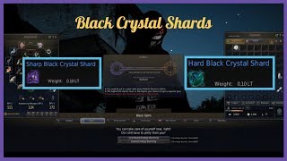 Sharp and Hard Black Crystal Shards Guide  Black Desert Online [upl. by Aneeled]