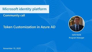 Token Customization in Azure AD  November 2020 [upl. by Schwenk]