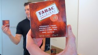 Tabac Shaving Soap  Shave Review [upl. by Amity]