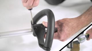 How to Mount and Adjust the Front Handle  EGO String Trimmer [upl. by Helbonna]