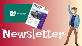 How to Make a Newsletter in Publisher [upl. by Lyrehs]