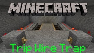 Minecraft How To Make a Trip Wire Trap [upl. by Jenn512]