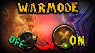 How To Turn Warmode OnOff  Shadowlands World of Warcraft For Beginner’s  Both Factions [upl. by Deerc466]