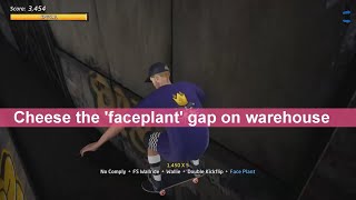 Faceplant Gap Warehouse THPS 12 [upl. by Letney]