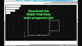 Architectural Design Tutorial with progeCAD 2014 EasyArch 3D [upl. by Goldie]