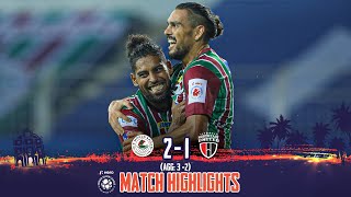 Highlights  ATK Mohun Bagan 21 NorthEast United FC  SemiFinal 2 2nd Leg  Hero ISL 202021 [upl. by Alfi]