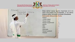 Fasalka 8aad Somali Chapter 3 Lesson 1 1080 X 1920 [upl. by Bonnice]