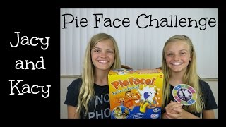 Pie Face Challenge  Jacy and Kacy [upl. by Relyuhcs203]