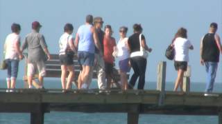 Blind Guy Falls Off Pier Prank [upl. by Llewej243]