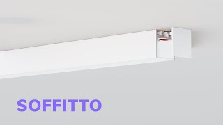 Tutorial profilo striscia LED soffitto  LINEA DI LUCE [upl. by Connelley]