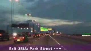 Jacksonville FL Night Freeway Tour [upl. by Burgwell]