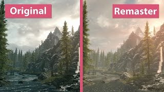 Skyrim – PC Original vs Special Edition Remaster Graphics Comparison [upl. by Leval911]