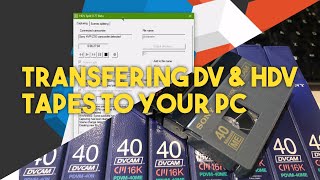 How to transfer DV amp HDV tapes to your PC 2021 [upl. by Fanni]