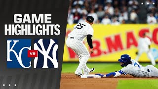 Royals vs Yankees Game Highlights 91124  MLB Highlights [upl. by Hobie]