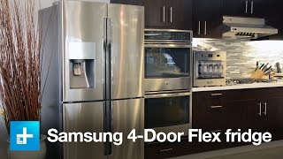 Samsungs RF23J9011SR Four Door Flex Refrigerator  Hands on [upl. by Cleve]