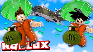 NOVO ROUBO NO AVIÃO DO ROBLOX Jailbreak [upl. by Allerim]